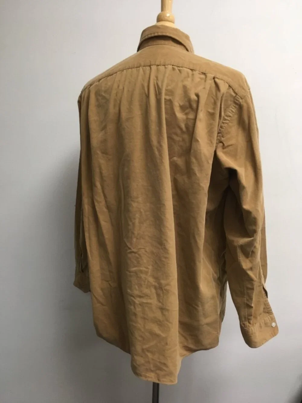 Polo Ralph Lauren camel brown Westerton fine wale corduroy button down shirt xl